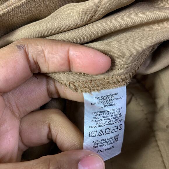 NEW LOFT The Peyton Trouser Women's Size 6 Wide Leg Pants Pleated - Picture 10 of 11